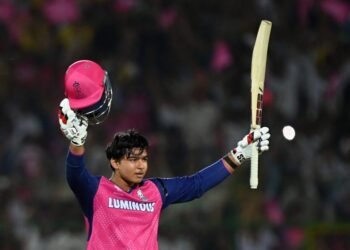 14-year-old Suryavanshi breaks world record, becomes youngest player to slam century in IPL