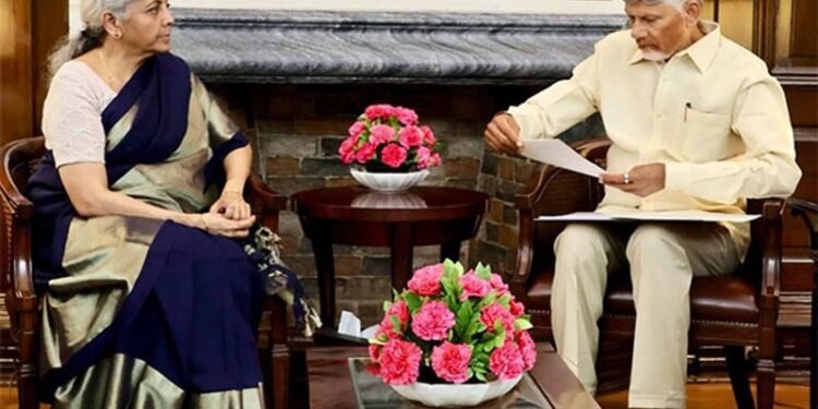 Chandrababu Naidu seeks Centre’s support for Rs 80,112 cr Polavaram-Banakacherla link project to tackle drought in Andhra