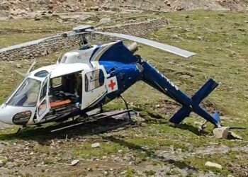 Helicopter crash-lands in Kedarnath, all aboard safe