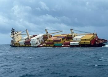 Containers from sunken Liberian ship wash ashore in Kerala