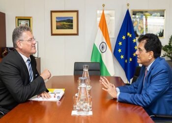 Piyush Goyal meets EU’s Commissioner, holds talks on FTA