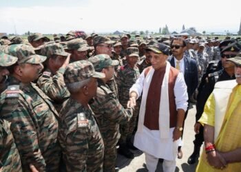 Talks with Pak only on terrorism, PoK, says Rajnath after meeting soldiers in Srinagar