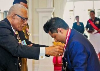 Bollywood singer Sumeet Tappoo awarded Fiji’s highest civilian honour for humanitarian work