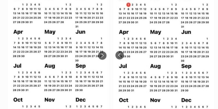 Caught in the matrix: 2025 calendar is the same as of 1941 and it’s driving Internet crazy