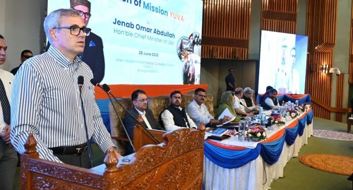 CM Omar Abdullah Launches ‘Mission YUVA’ to Empower Youth at SKICC