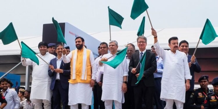 Vaishnaw unveils largest automobile terminal at Maruti’s Manesar plant