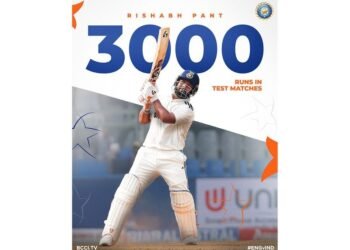 Rishabh Pant completes 3000 test runs; surpasses MS Dhoni to become Asia’s most successful wicketkeeper-batter in SENA