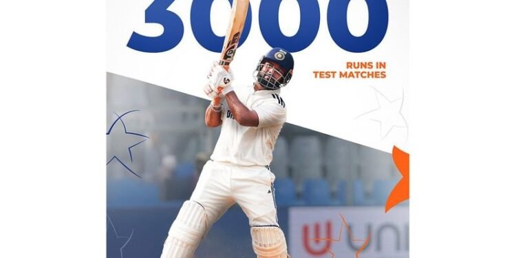 Rishabh Pant completes 3000 test runs; surpasses MS Dhoni to become Asia’s most successful wicketkeeper-batter in SENA