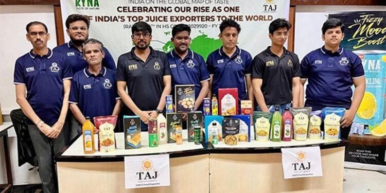 Taj Indian Group Emerges Among India’s Top 4 Juice Exporters in First Year of Operations