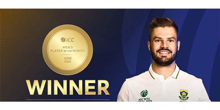 Aiden Markram Named ICC Men’s Player of the Month for June 2025