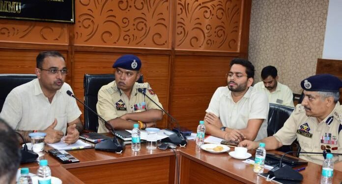 Div Com, IGP Review Shri Budha Amarnathji Yatra Arrangements