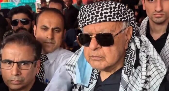 Farooq Abdullah Calls for Muslim Unity Against Evil at Muharram Procession