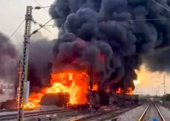 Diesel-Laden Freight Train Catches Fire in Tamil Nadu; Train Services Disrupted
