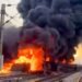 Diesel-Laden Freight Train Catches Fire in Tamil Nadu; Train Services Disrupted