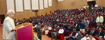 LG Manoj Sinha Welcomes New Batch at IIT Jammu’s ‘Navarambh’ Ceremony