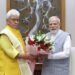 LG Manoj Sinha Meets PM Modi in New Delhi