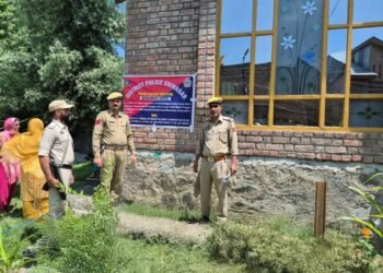 Police Attach Property of Notorious Drug Peddler in Srinagar Under NDPS Act