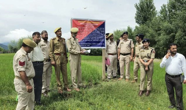 J&K Police Attach Property of Pakistan-Based Terror Handler in Kupwara