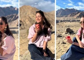 Yami Gautam Sips Chai in Leh with Her Father, Shares Heartwarming Moment