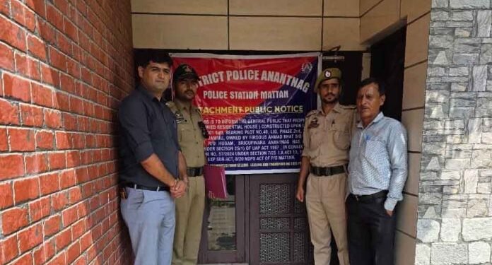 J&K Police Attaches Rs 2 Crore Property in Narco-Terror Case