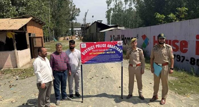 Anantnag Police Attach Property in Major Narco-Terror Case