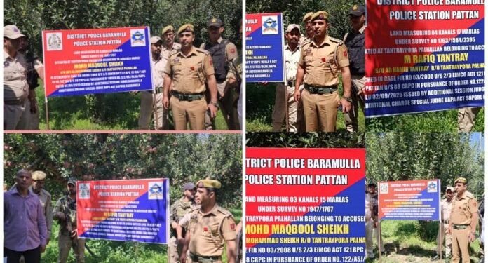 Properties of Proclaimed Offenders Attached Under UAPA in Baramulla