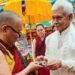 LG Manoj Sinha Returns to India with Holy Relics of Lord Buddha After Historic Week-Long Exposition in Russia