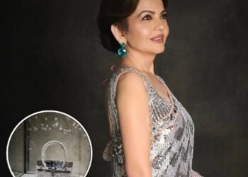 Nita Ambani’s ₹17 Cr Hermès Bag Adorned with 2,712 Diamonds Steals the Spotlight at Diwali Bash ✨💎