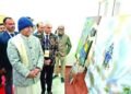 LG Manoj Sinha Attends Valedictory Session of International Painting Workshop at IIM Jammu