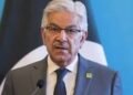 Pakistan's Defence Minister Khawaja Mohammad Asif