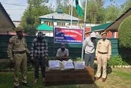 Major Drug Bust in Anantnag: 6 Arrested, Over 13 Kg Charas Seized