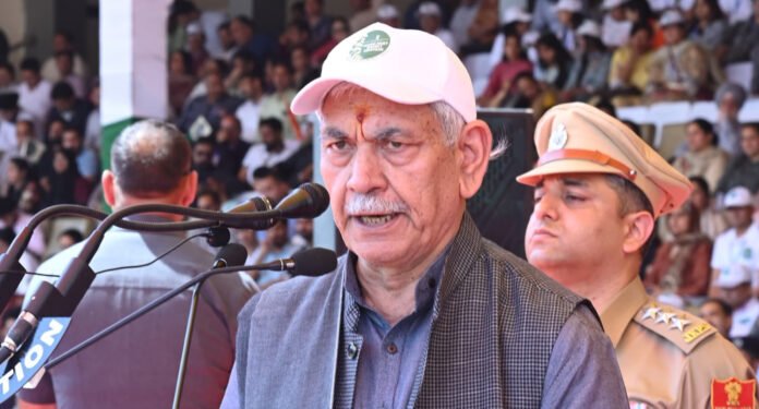 LG Manoj Sinha Announces Tough Crackdown: Asset Seizure, Aadhaar Cancellation for Drug Smugglers