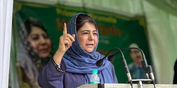 “Unemployment Pushing Youth Into Depression”: Mehbooba Mufti Slams NC Govt