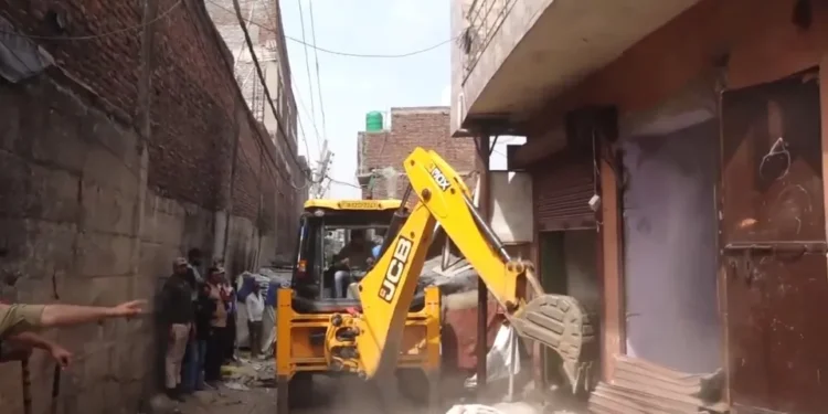 Crackdown on Drug Network: 3 Houses Demolished in Jammu