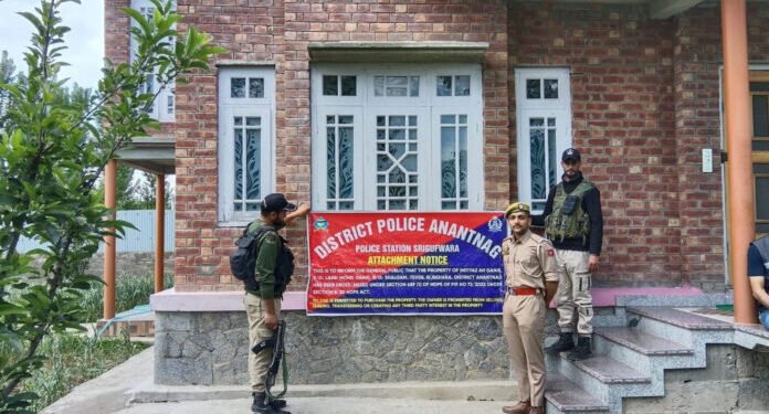 ₹85 Lakh Property Attached: Anantnag Police Tighten Noose Around Drug Mafia