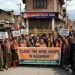 BJP Stages Protest In Srinagar Seeking Complete Liquor Ban In J&K