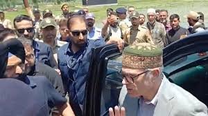 CM Omar Abdullah Meets Family Of Murdered Minor Girl In Budgam 