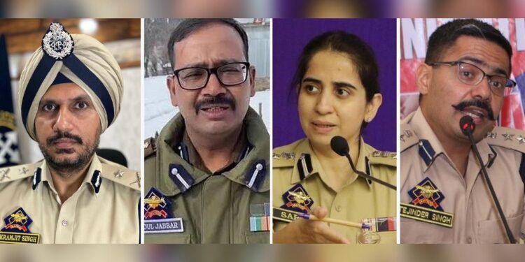 Four IPS Officers Of Erstwhile J&K Cadre Empanelled For IG-Level Posts At Centre