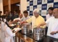 LG Manoj Sinha Lays Foundation Stone Of Akshaya Patra’s Centralised Mid-Day Meal Kitchen In Katra