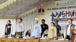 LG Manoj Sinha Kicks Off National Wushu Championship at University of Kashmir, Calls Athletes ‘Agents of Change’