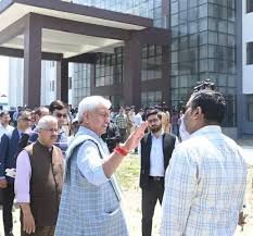 LG Manoj Sinha Reviews Preparations At Pantha Chowk Yatri Niwas Ahead Of Amarnath Yatra 2026