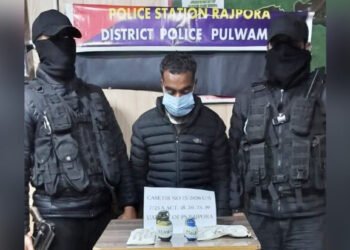 Anti-Terror Operation in Pulwama: OGW Arrested with Arms & Grenades