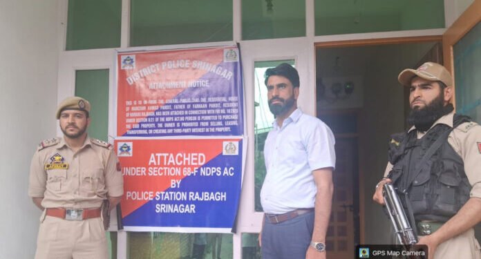 Srinagar Police Attach Properties Worth ₹5 Crore Under NDPS Act In Major Anti-Drug Crackdown
