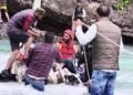 Two Killed After Car Plunges Into Deep Gorge Near Aru Valley; Search Continues for Possible Additional Occupants