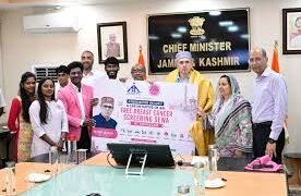 CM Omar Abdullah Launches Free Breast Cancer Screening Programme for Women in Srinagar
