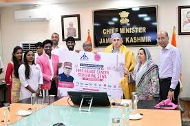 CM Omar Abdullah Launches Free Breast Cancer Screening Programme for Women in Srinagar