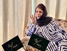 PDP president Mehbooba Mufti.