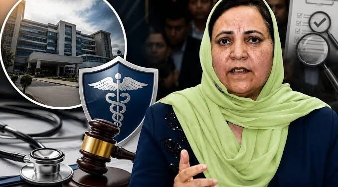 GMC ANANTNAG CARDIOLOGY CONTROVERSY: HEALTH MINISTER SAKINA ITOO CONFIRMS PROBE, DOCTOR SUSPENDED PENDING INQUIRY