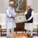 LG Manoj Sinha Meets PM Modi in New Delhi, Briefs Him on J&K Situation