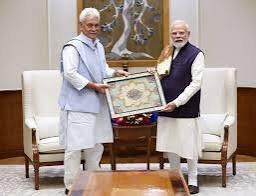 LG Manoj Sinha Meets PM Modi in New Delhi, Briefs Him on J&K Situation